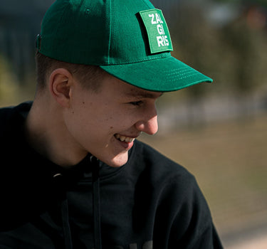Žalia kepurė "Triguba"