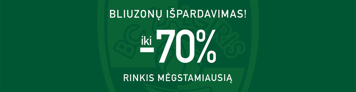 Išskirtinė galimybė Žalgirio bliuzoną įsigyti pigiau!
