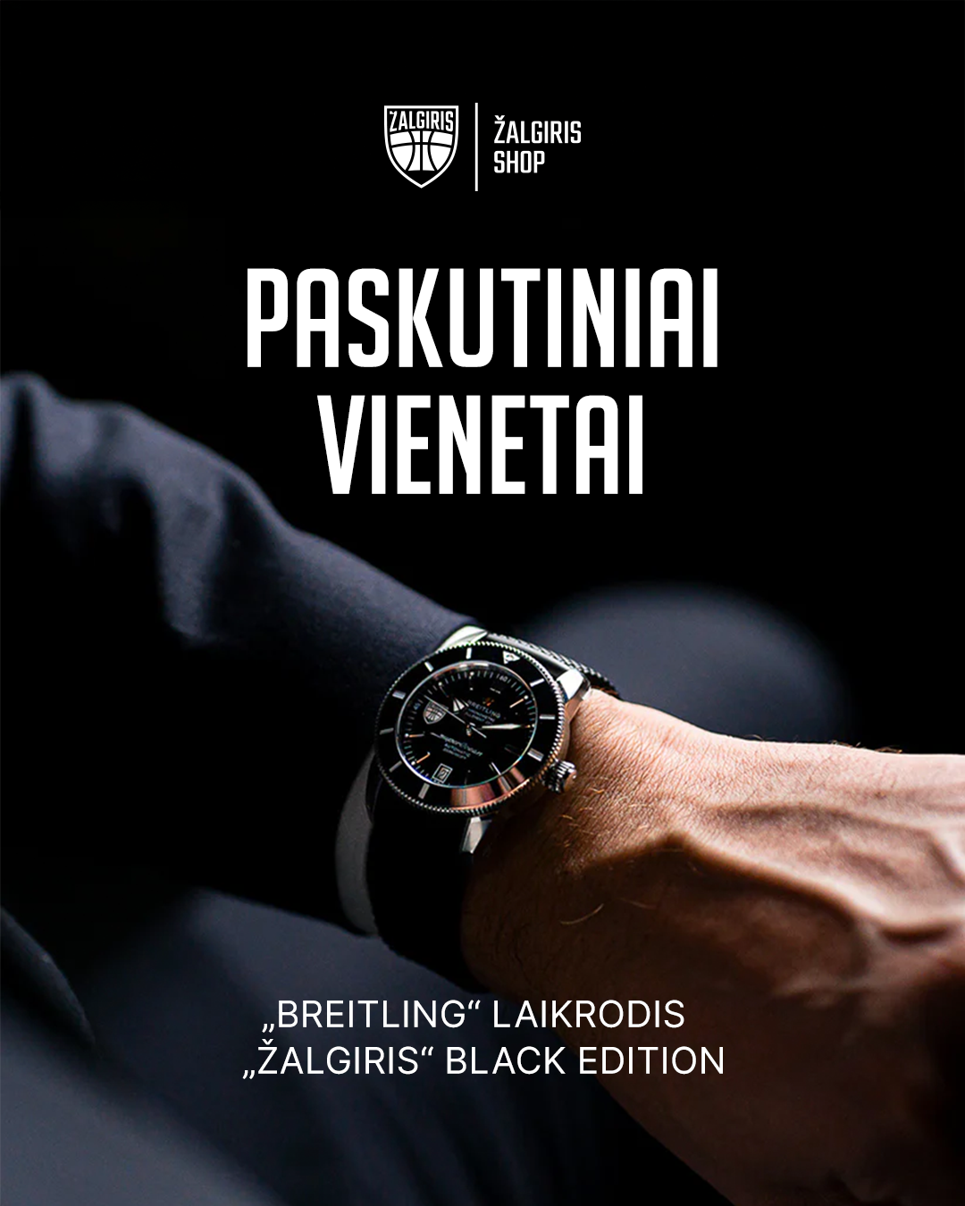Breitling Žalgiris Black Edition – shop.zalgiris.lt
