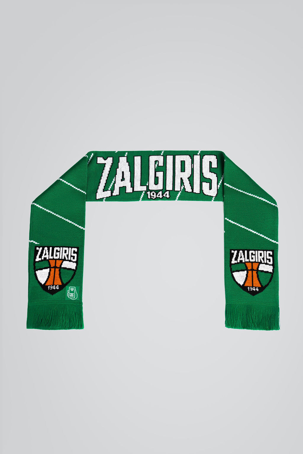 Didelis žalias šalikas „Linijos“ 25/26