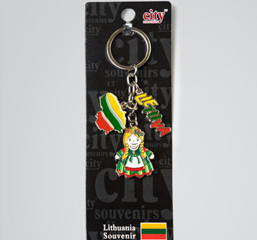 Raktų pakabukas „Mergaitė“