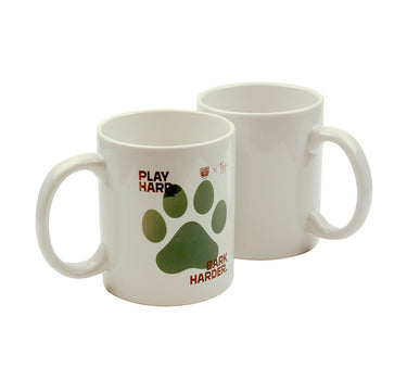 Puodelis „Play Hard-Bark Harder“