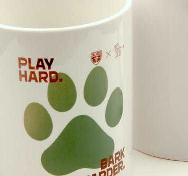 Puodelis „Play Hard-Bark Harder“