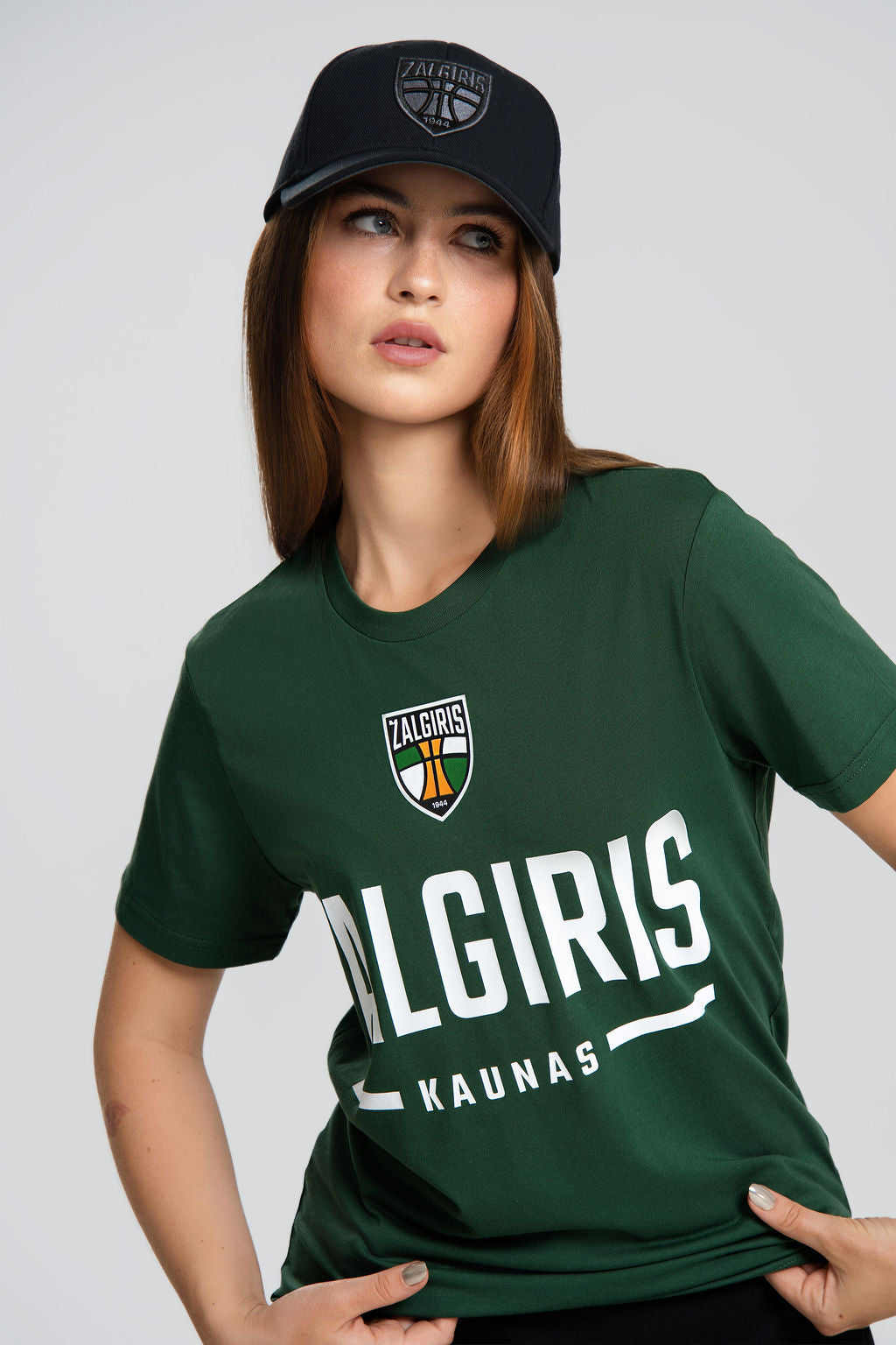 Dark green T-shirt "ŽALGIRIS-KAUNAS"-2