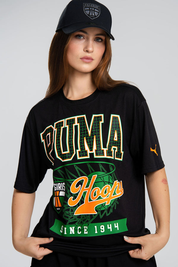 Puma juodi marškinėliai „Žalgiris Tee“
