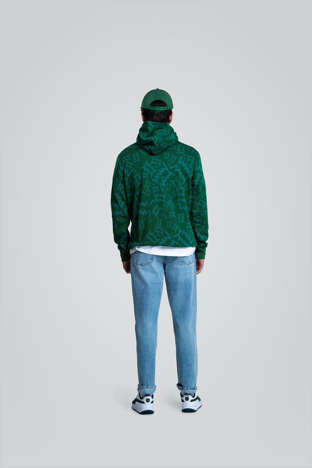 Green hoodie "Žalgiris Orange"-6