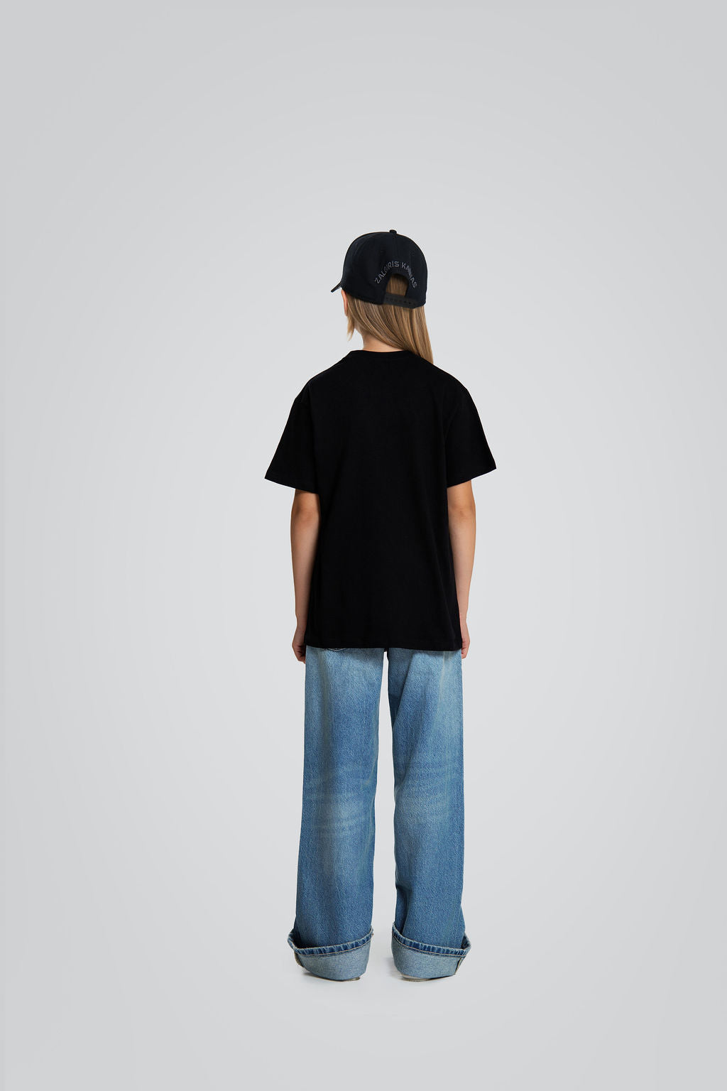 Children's T-shirt "Skull" (black)-3