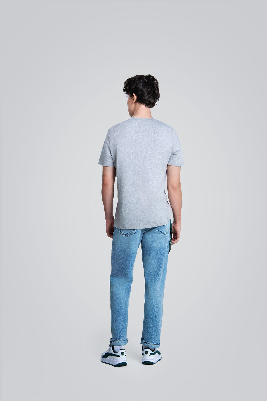 Pilki marškinėliai „Minimal skydas“-6