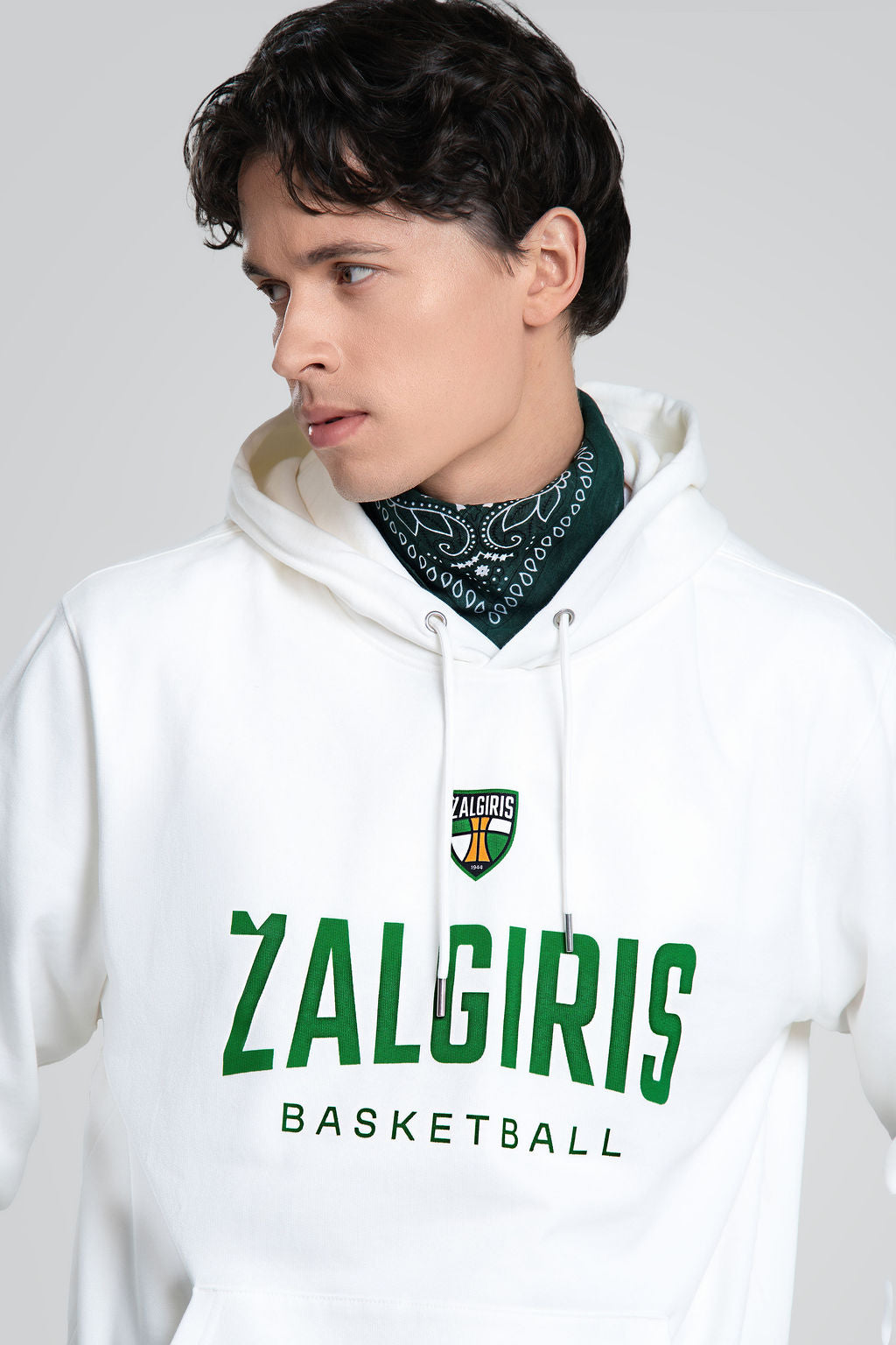 Baltas džemperis „Žalgiris“