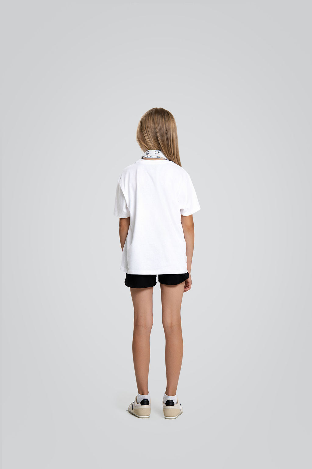 Kids' T-shirt "Skull" (white)-3