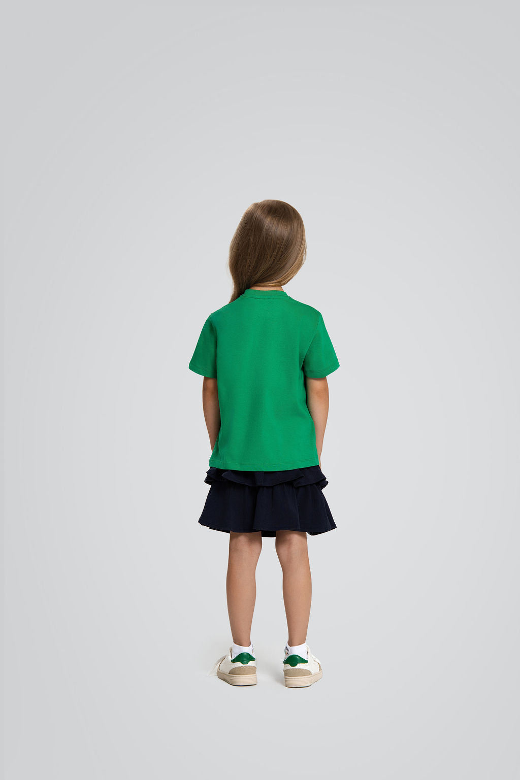 Kids' t-shirt with shield (green)-3