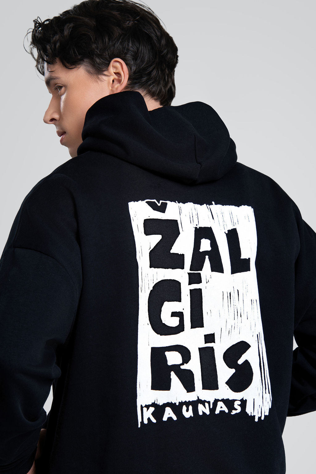 Juodas džemperis "Žalgiris Doodle"