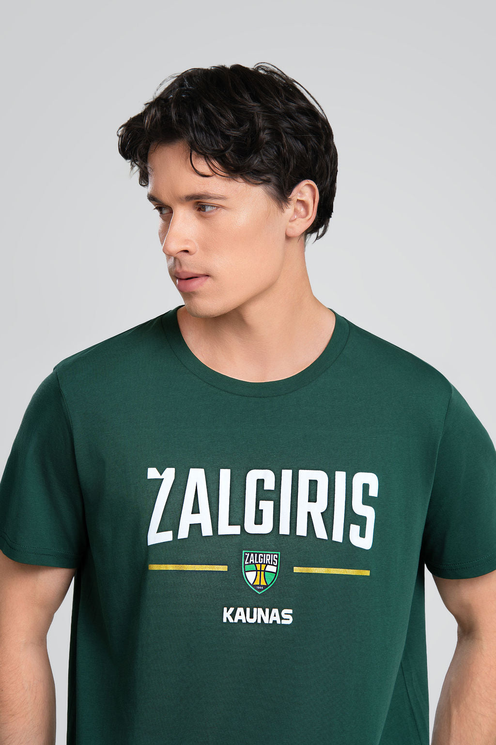 Green T-Shirt "Žalgiris Golden"-2