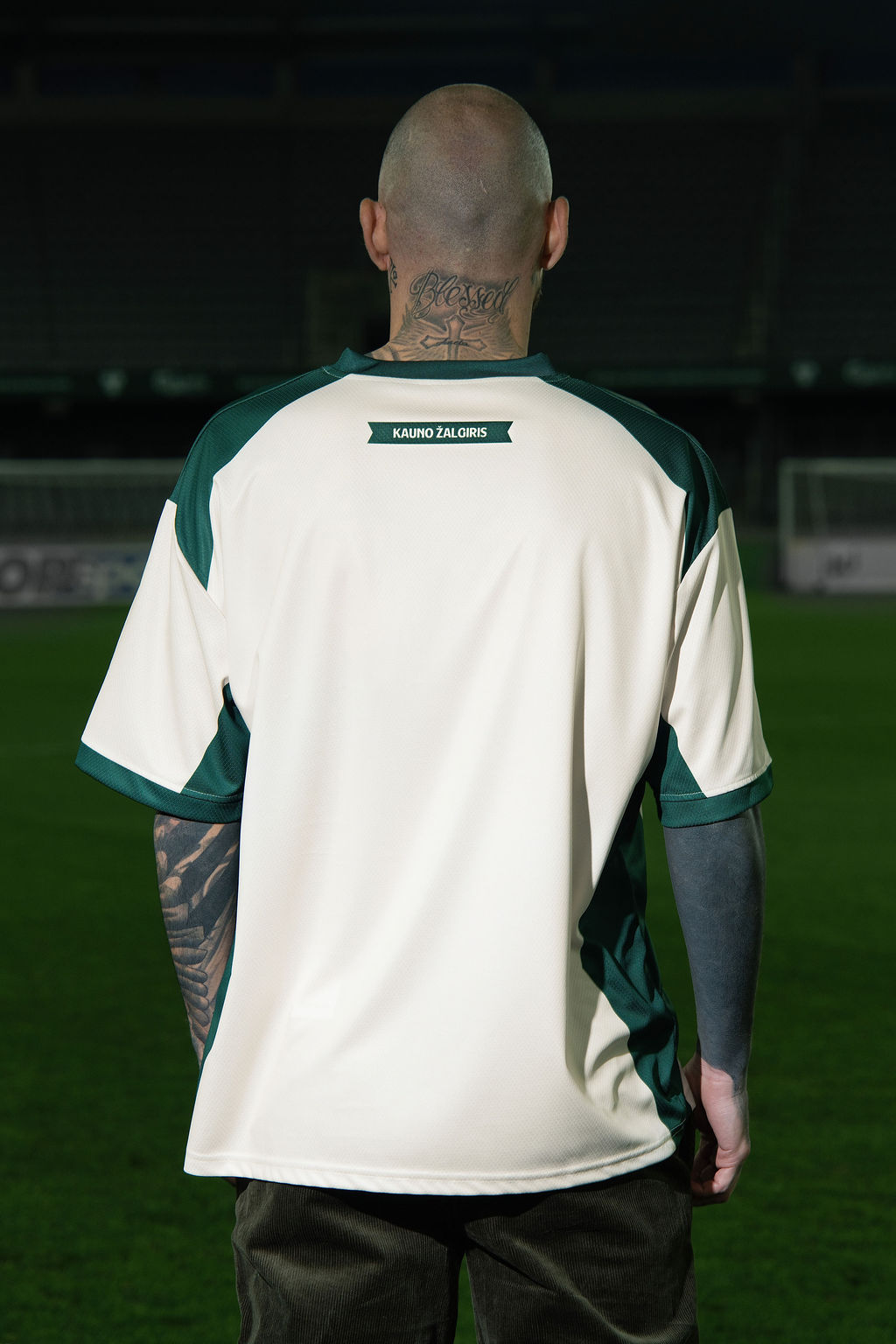 Balti futbolo laisvalaikio marškinėliai "Kauno-Žalgiris"-3
