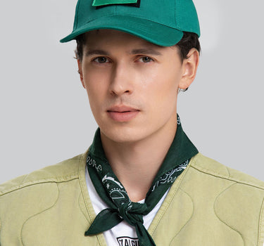 Žalia kepurė "Triguba"