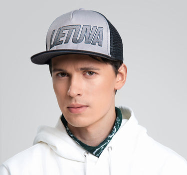 LT kepurė su tinkleliu (pilka)