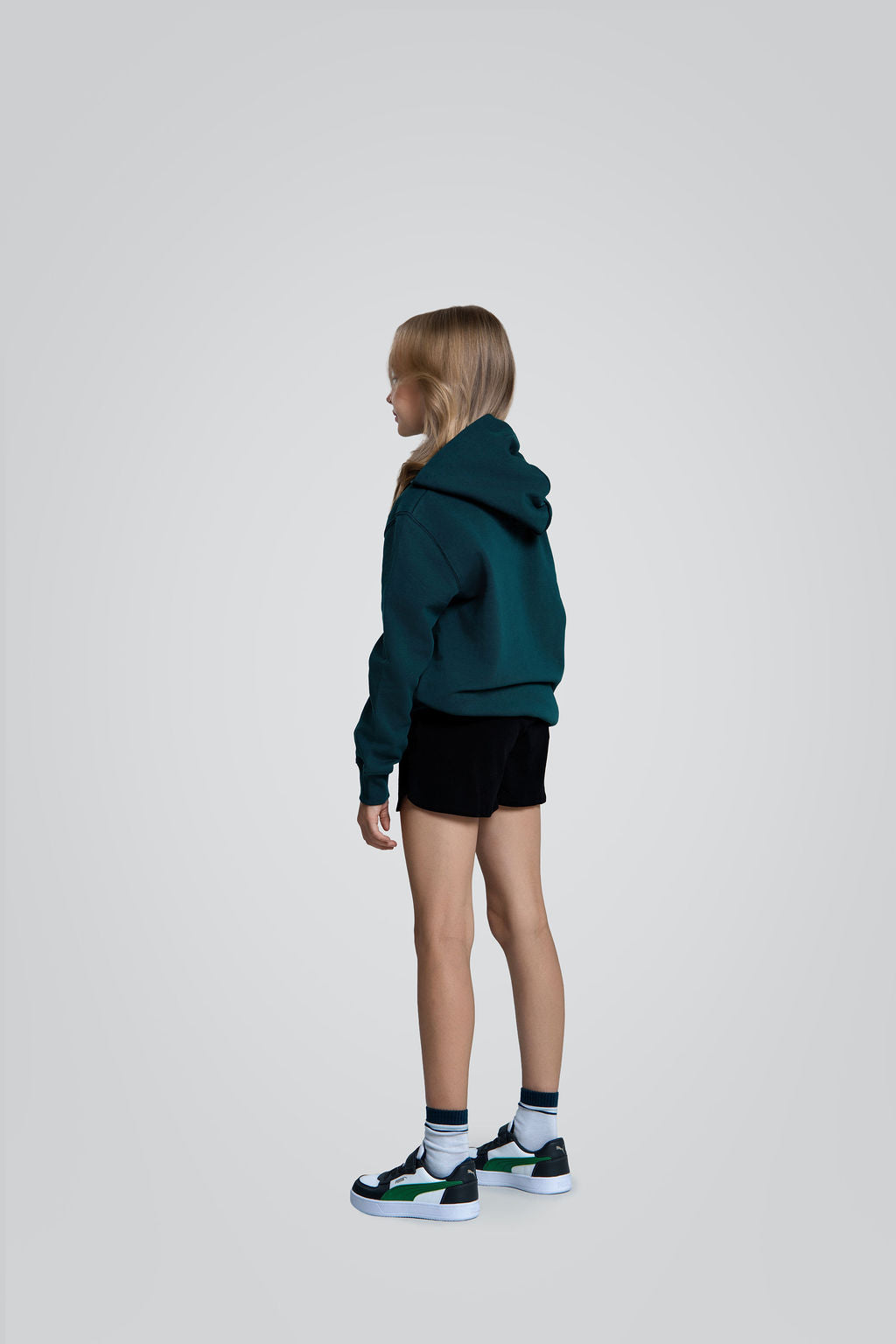 Kids' dark green "Žalgiris Basketball" sweatshirt-2