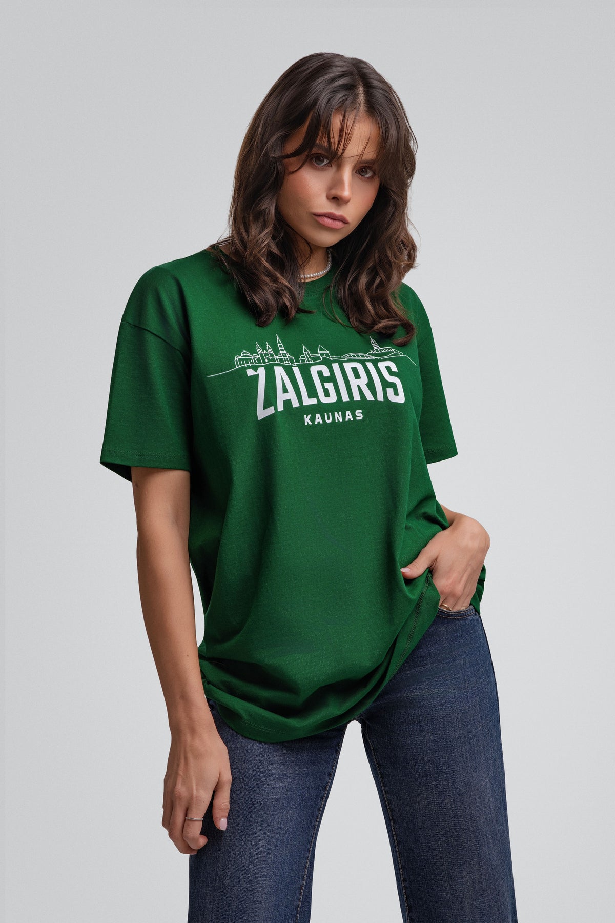 Žali marškinėliai „Kaunas" (26/27)