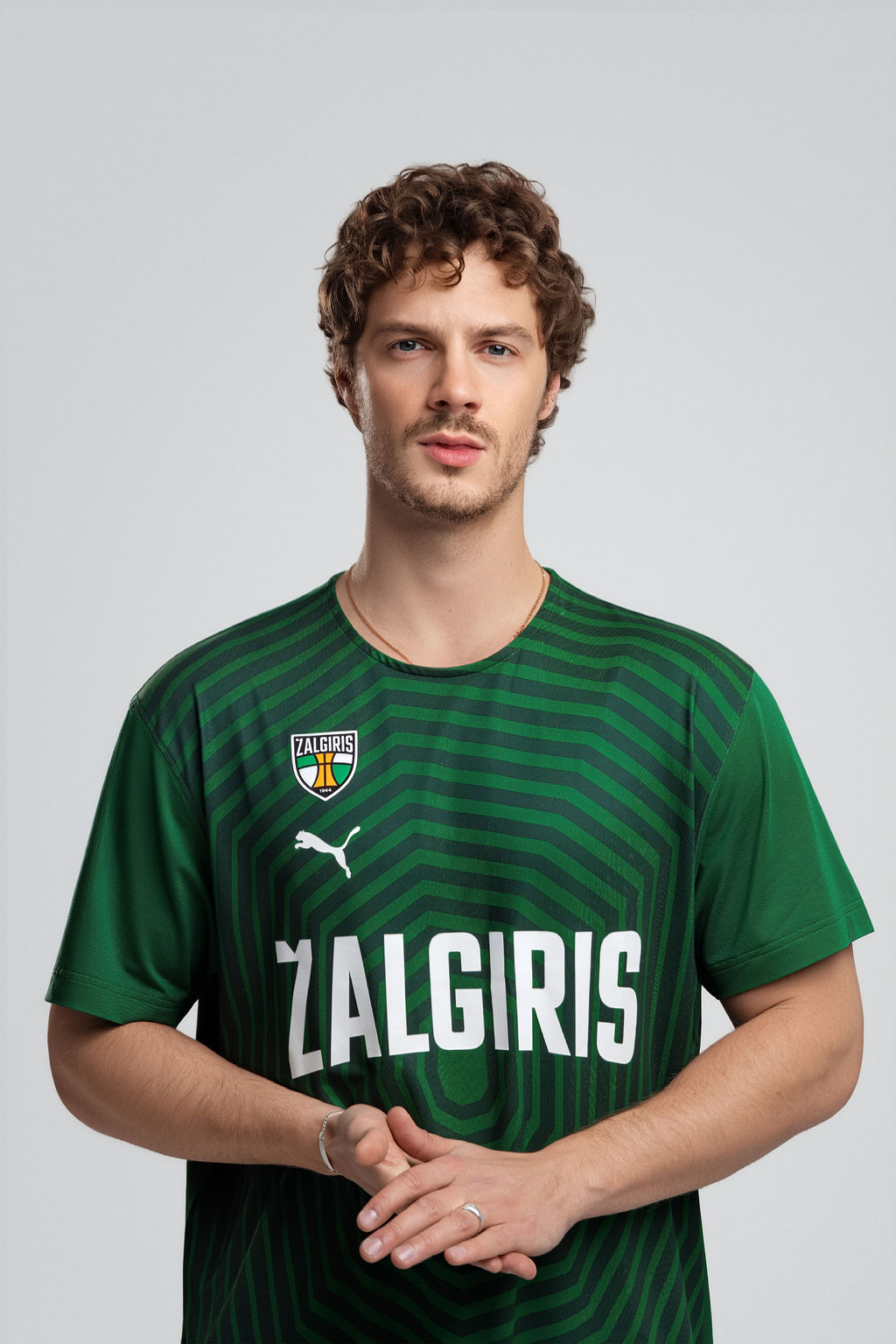 Puma treniruočių marškinėliai „Green lines“-2