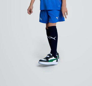 Mėlynos futbolo kojinės