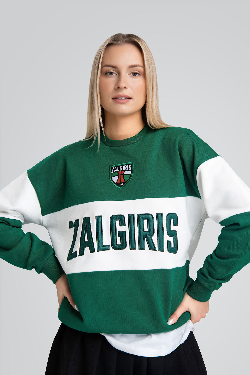 Džemperis be gobtuvo „Dvispalvis Žalgiris“-2