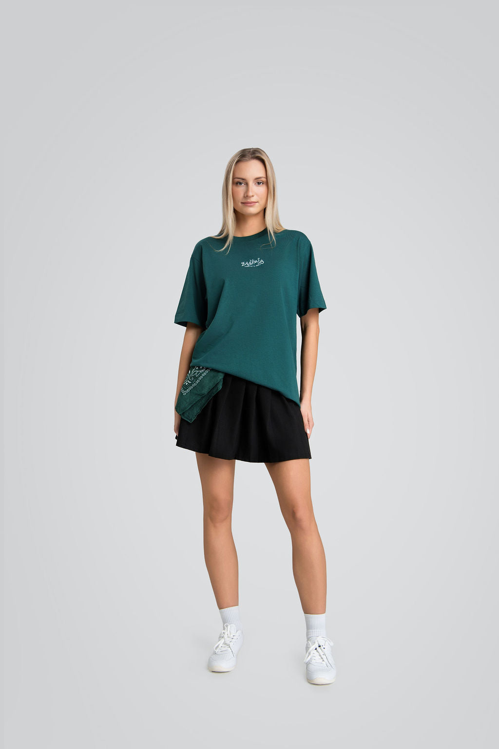 Basic's Green Tee „Žalgiris x Akieron“