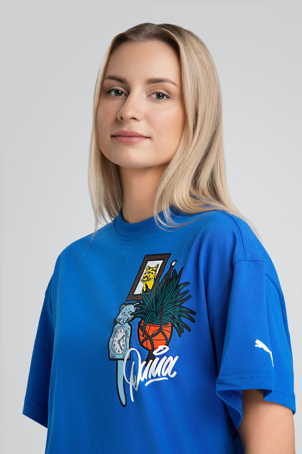 Commissioner Dylan Tee mėlyni marškinėliai-3