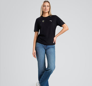 ESS Small Logo Tee PUMA juodi marškinėliai