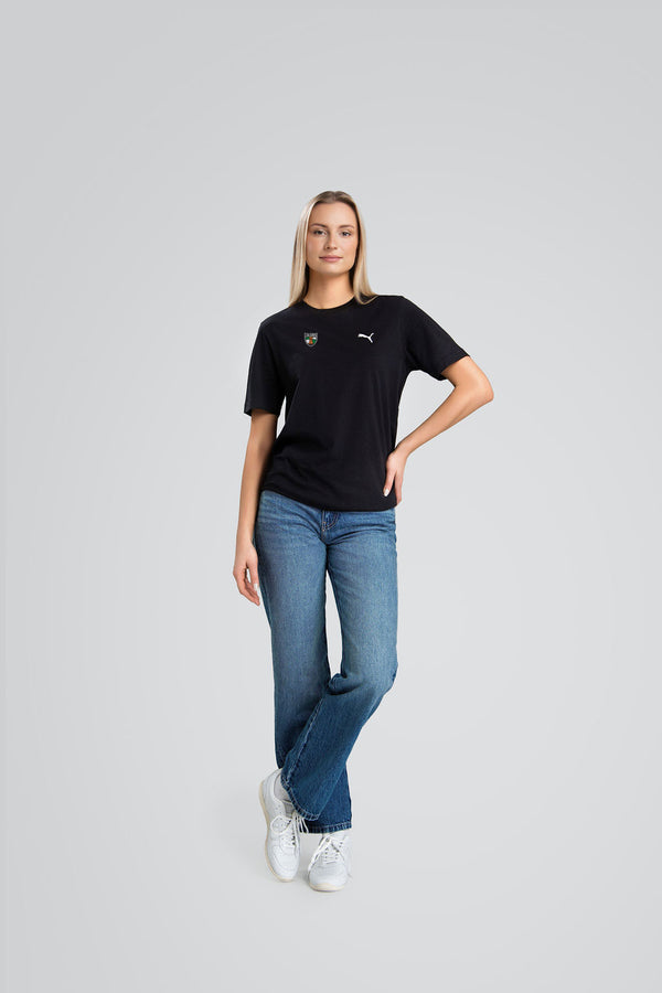 ESS Small Logo Tee PUMA juodi marškinėliai