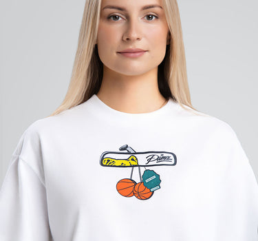 Commissioner Dylan Tee balti marškinėliai