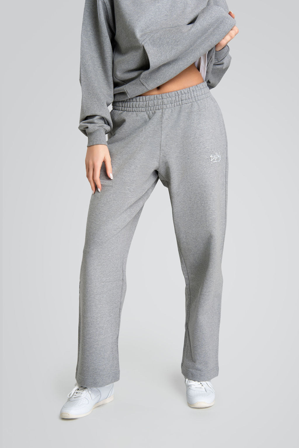 Grey Straight Leg Pants "Žalgiris x Akieron"