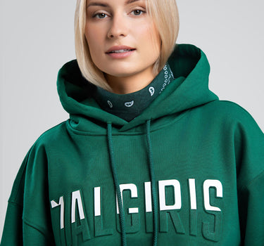 Džemperis su gobtuvu „Žalia Balta“