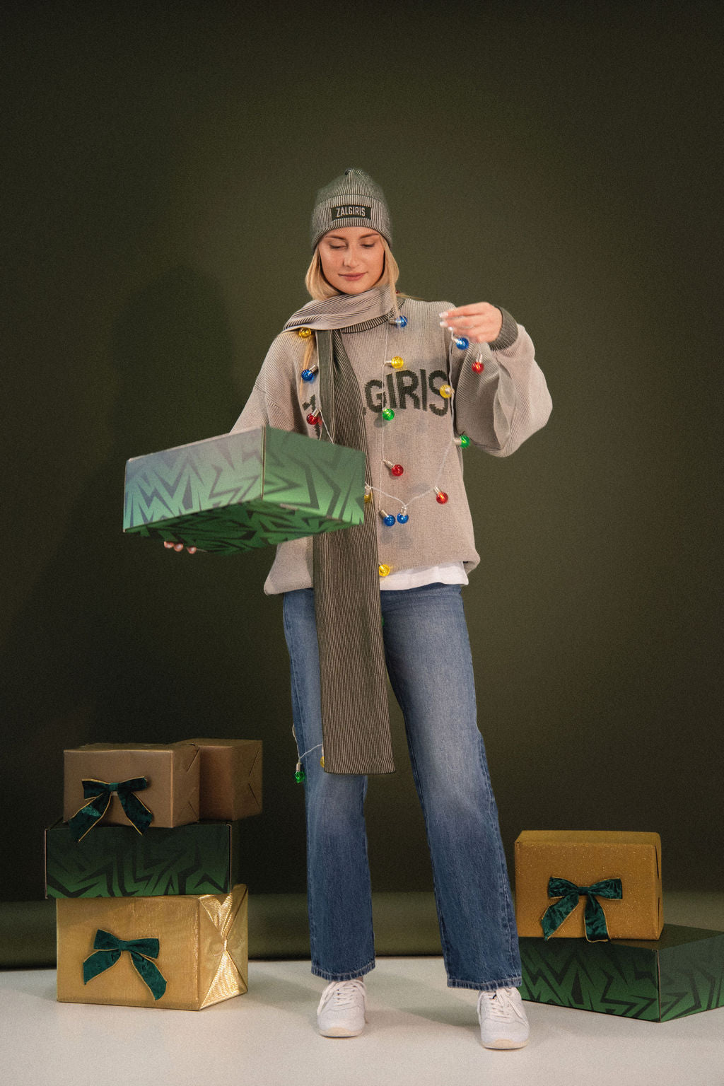 "Two-Tone" Winter Scarf-4