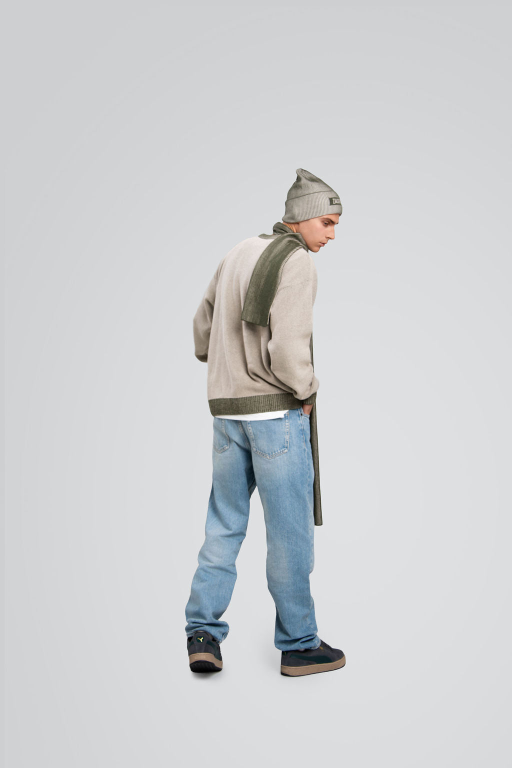 Žieminis šalikas „Dvispalvis“