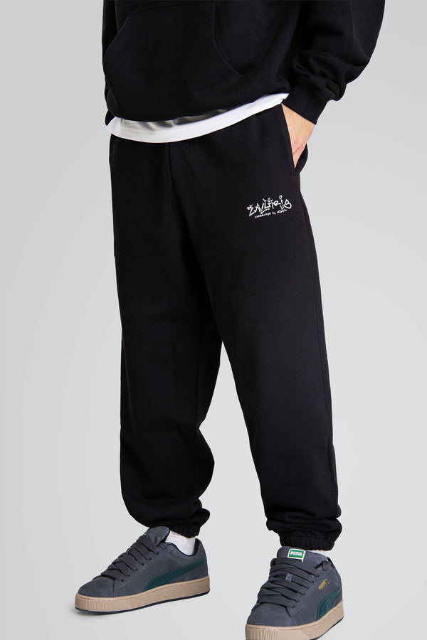 Black Relaxed sweatpants „Žalgiris x Akieron“