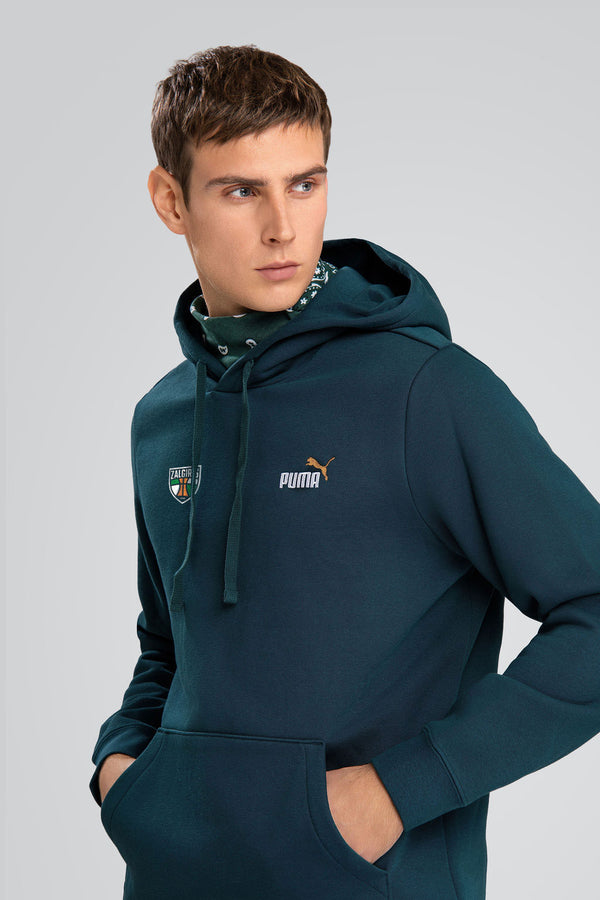 ESS 2 COLOR Small No. 1 PUMA Green Sweatshirt
