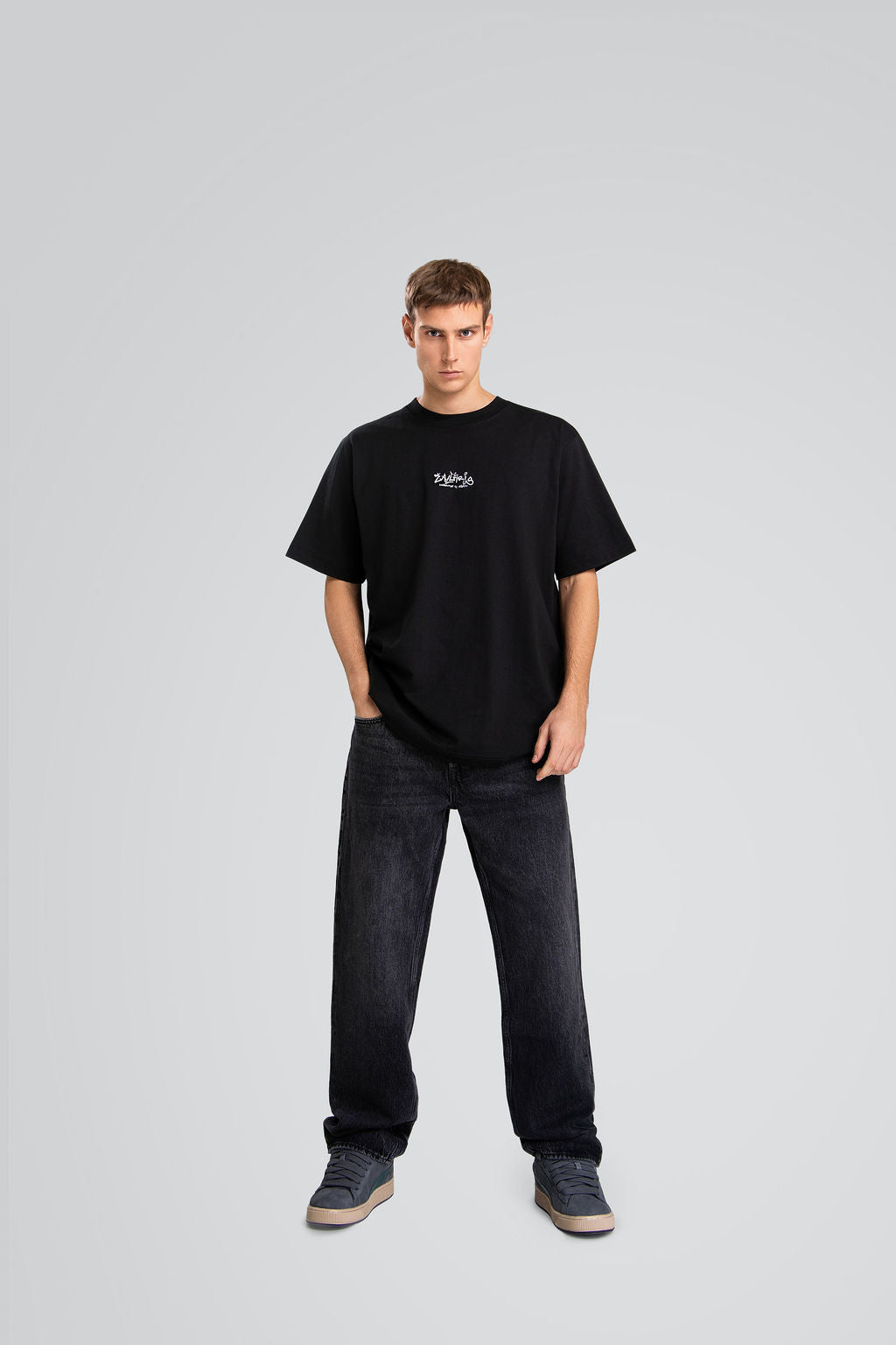 Basic's Black Tee „Žalgiris x Akieron“