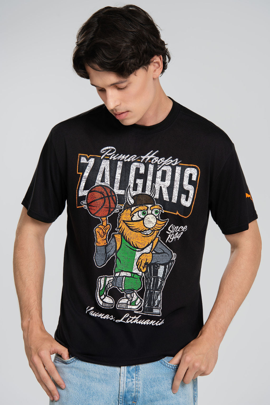Puma Black Mascot Fan T-Shirt-2
