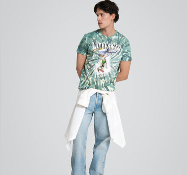 Marškinėliai „Green Tie-Dye“