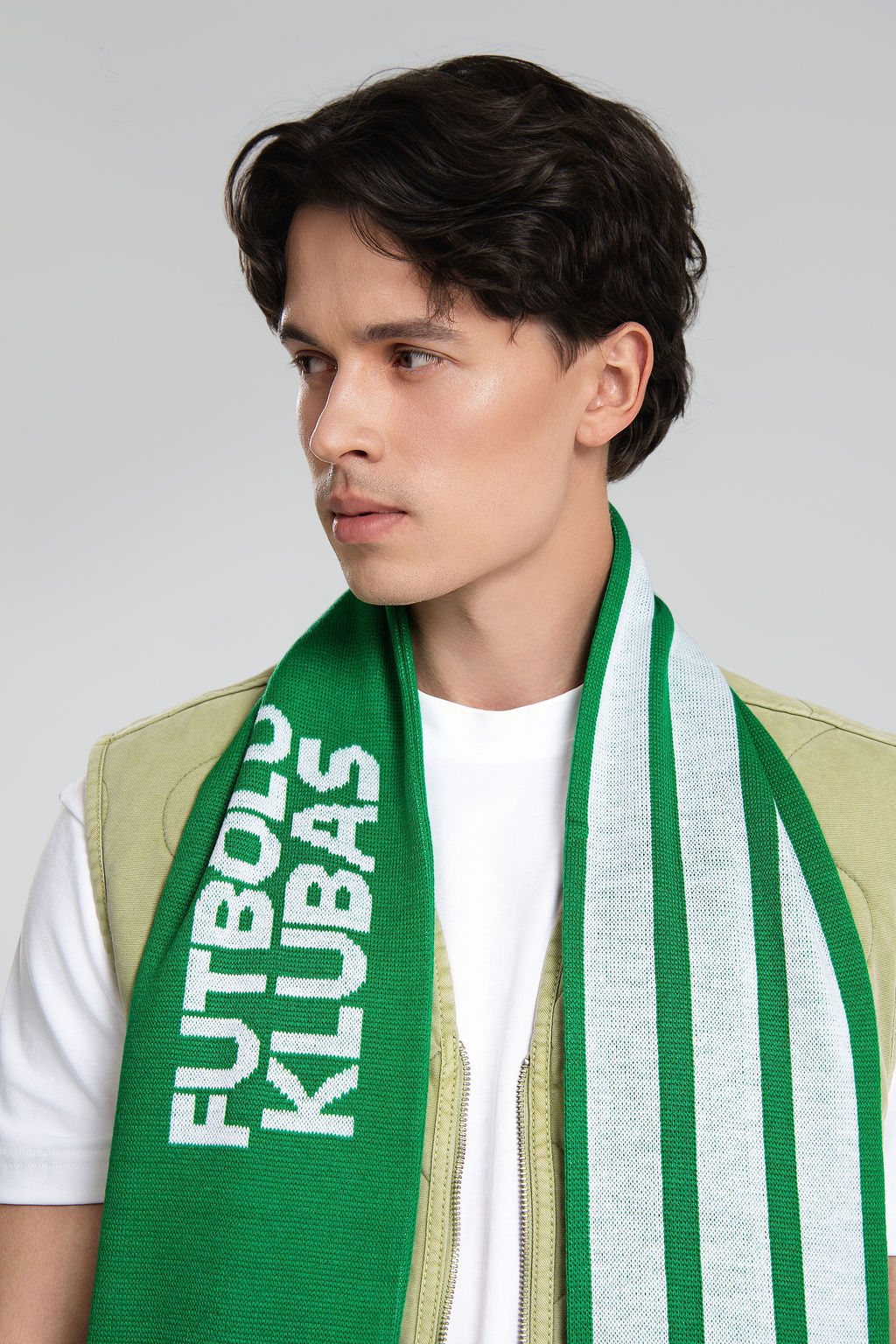 Striped Football Scarf-2