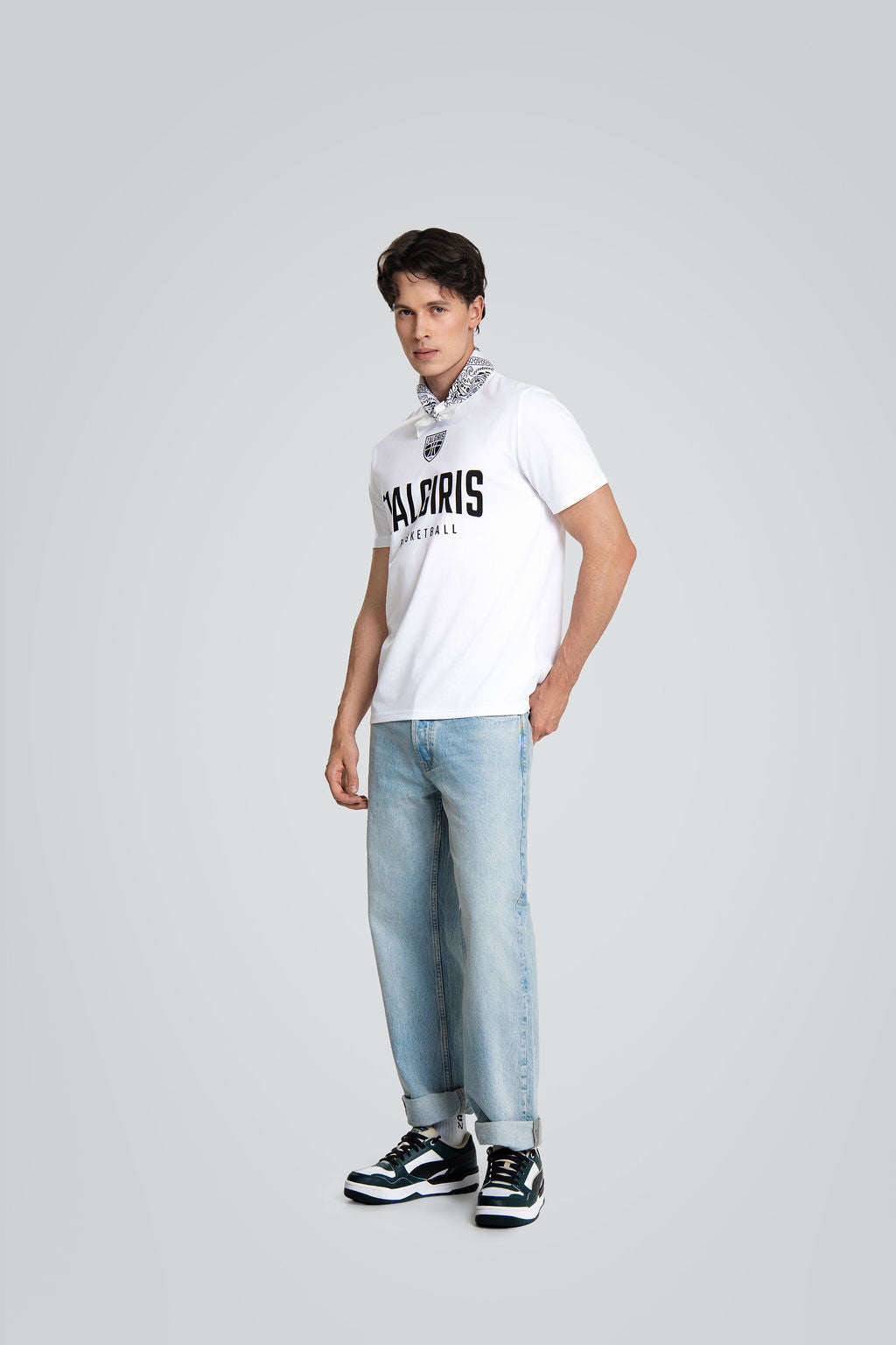 Balti marškinėliai „Žalgiris“