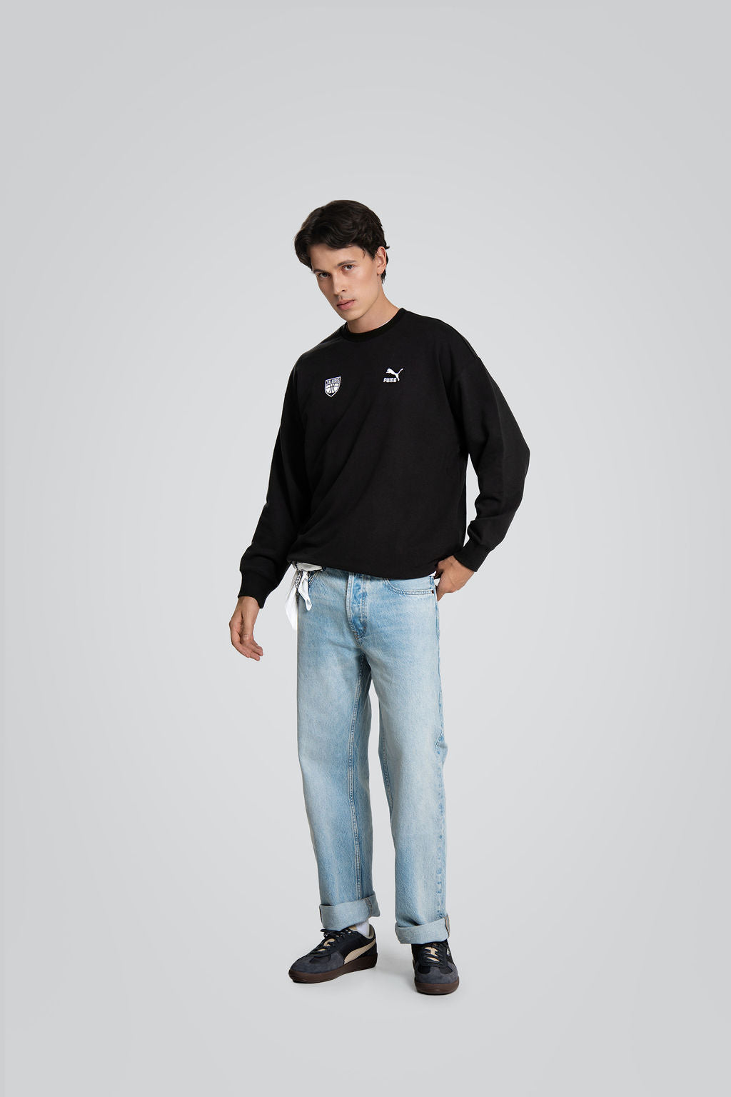Black Puma x Zalgiris "Minimal" sweatshirt-3