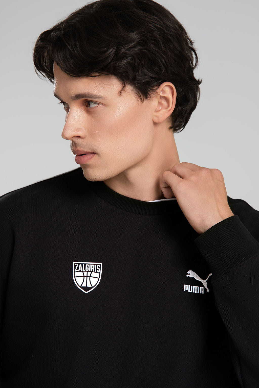 Black Puma x Zalgiris "Minimal" sweatshirt-2