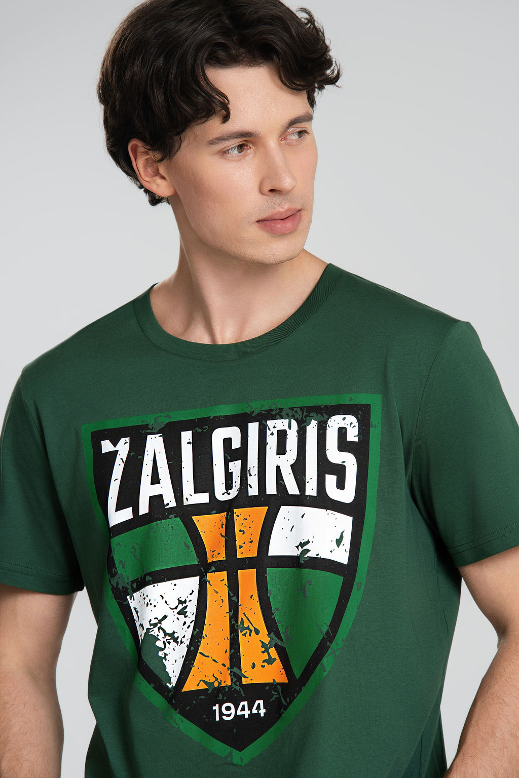 Dark green t-shirt "Shield"-2