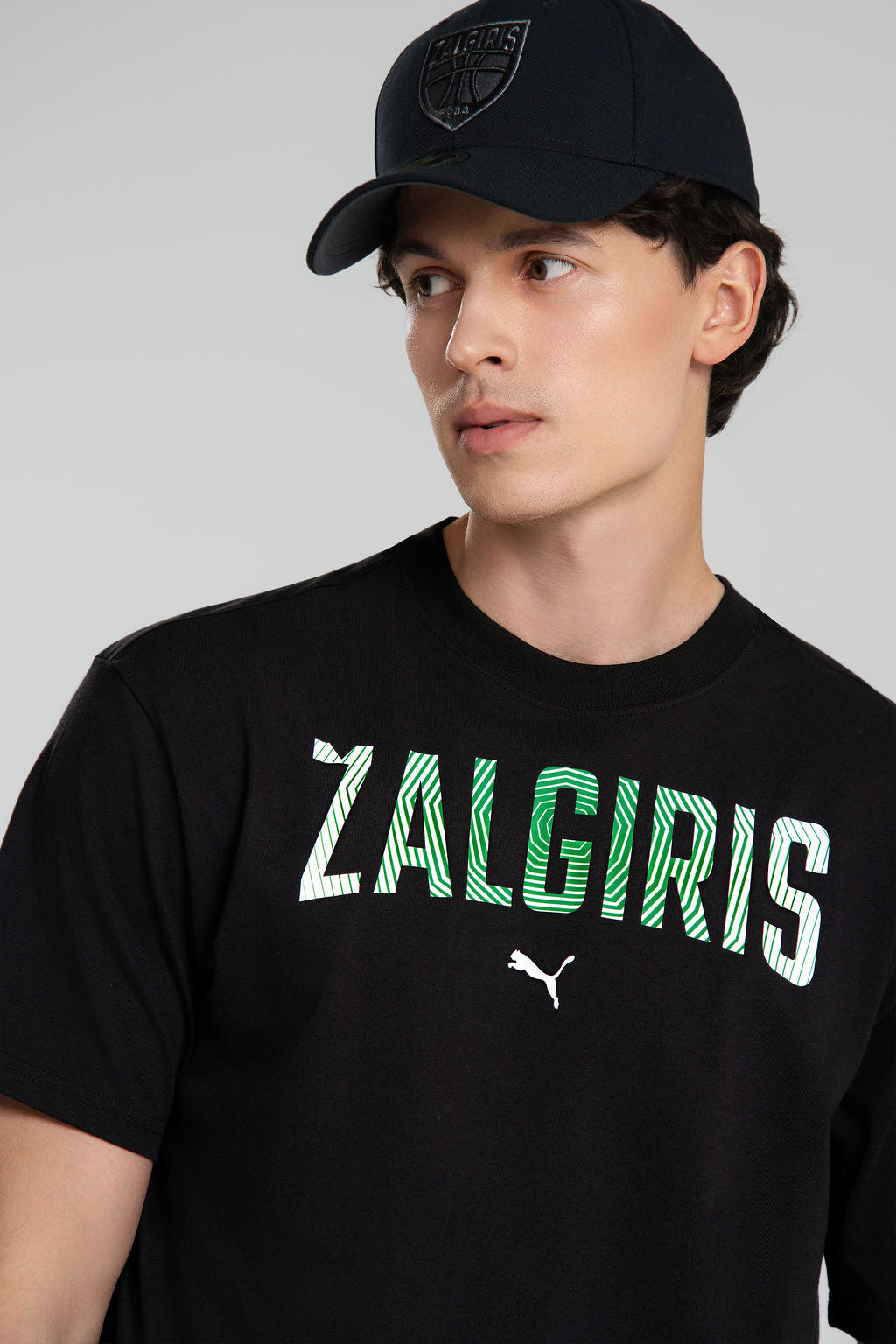 Puma juodi marškinėliai „Minimal“-2