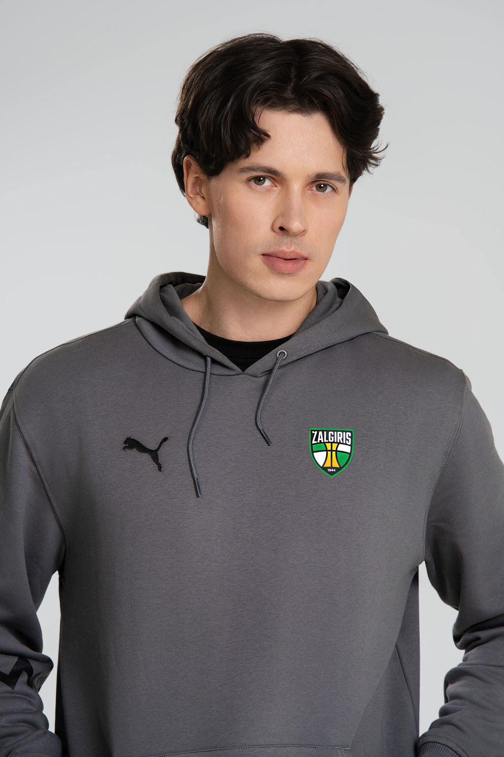 Grey Zalgiris Hoops Hoodie-2
