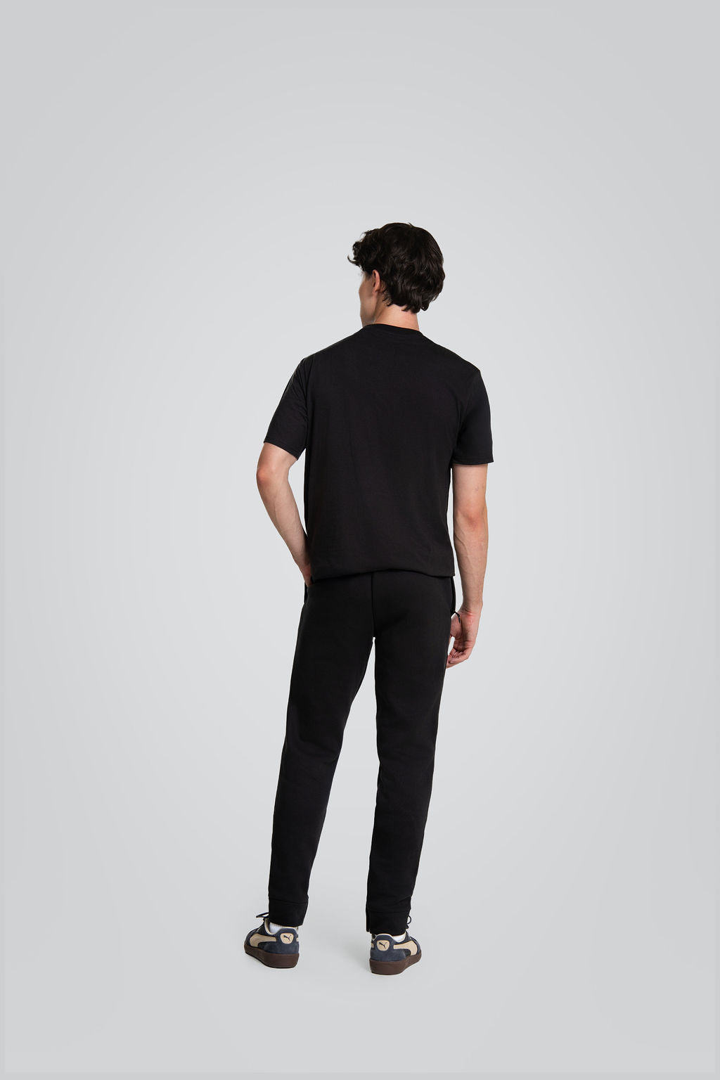 Puma sports trousers "Black-Green"-3