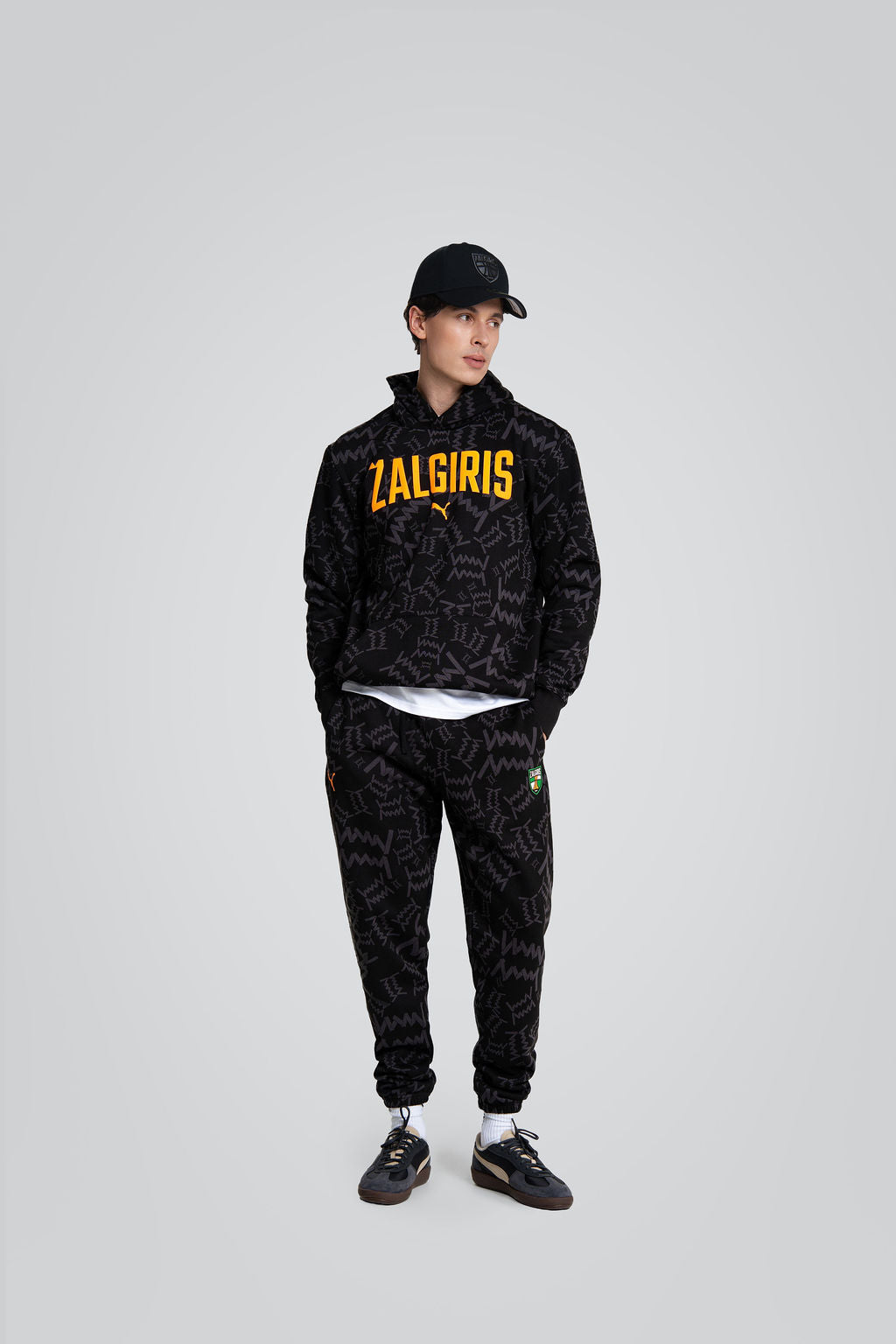 Black Hoodie "Žalgiris Orange"-2