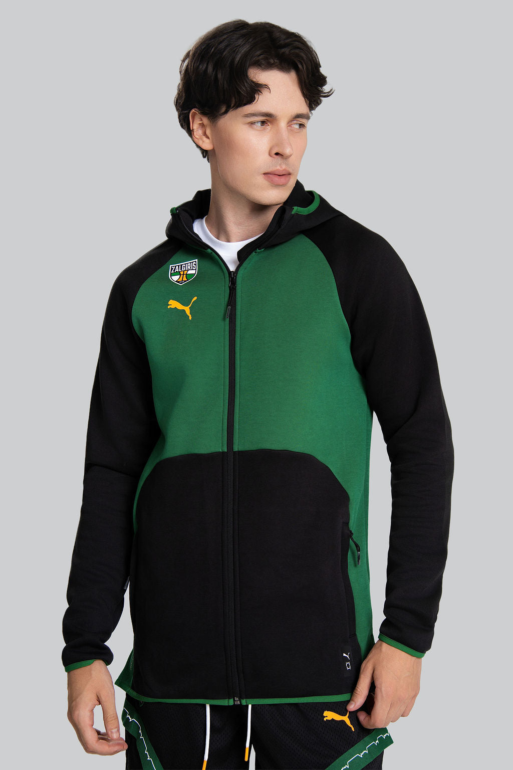 Black Hoodie "Black Green"-2