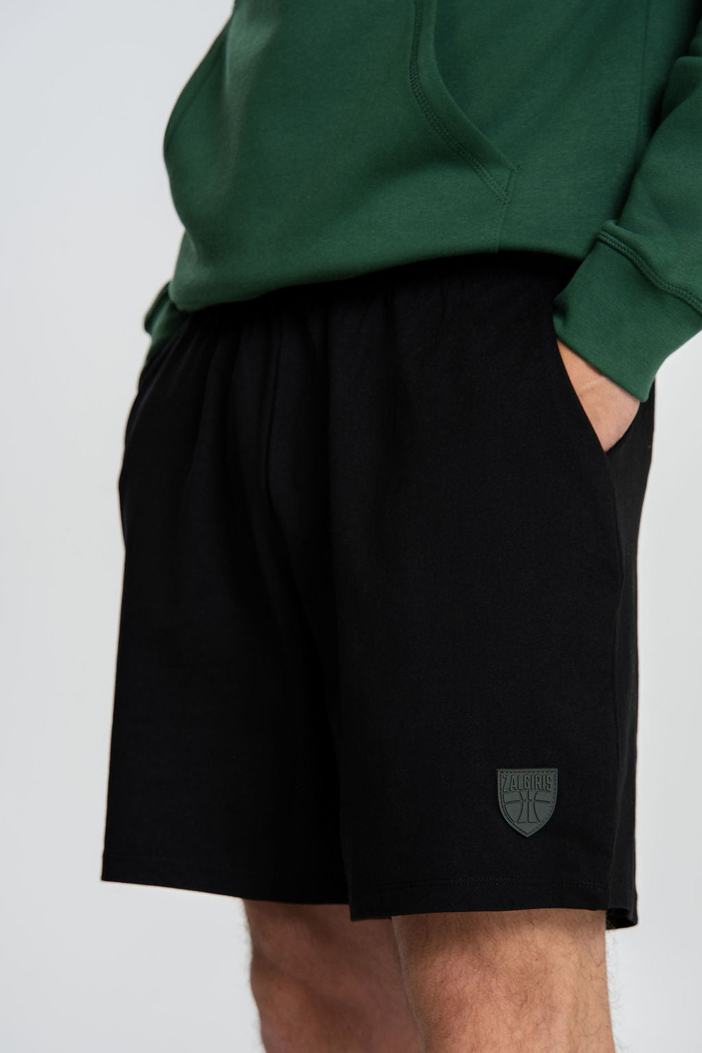 Black casual shorts "Skydelis"-2